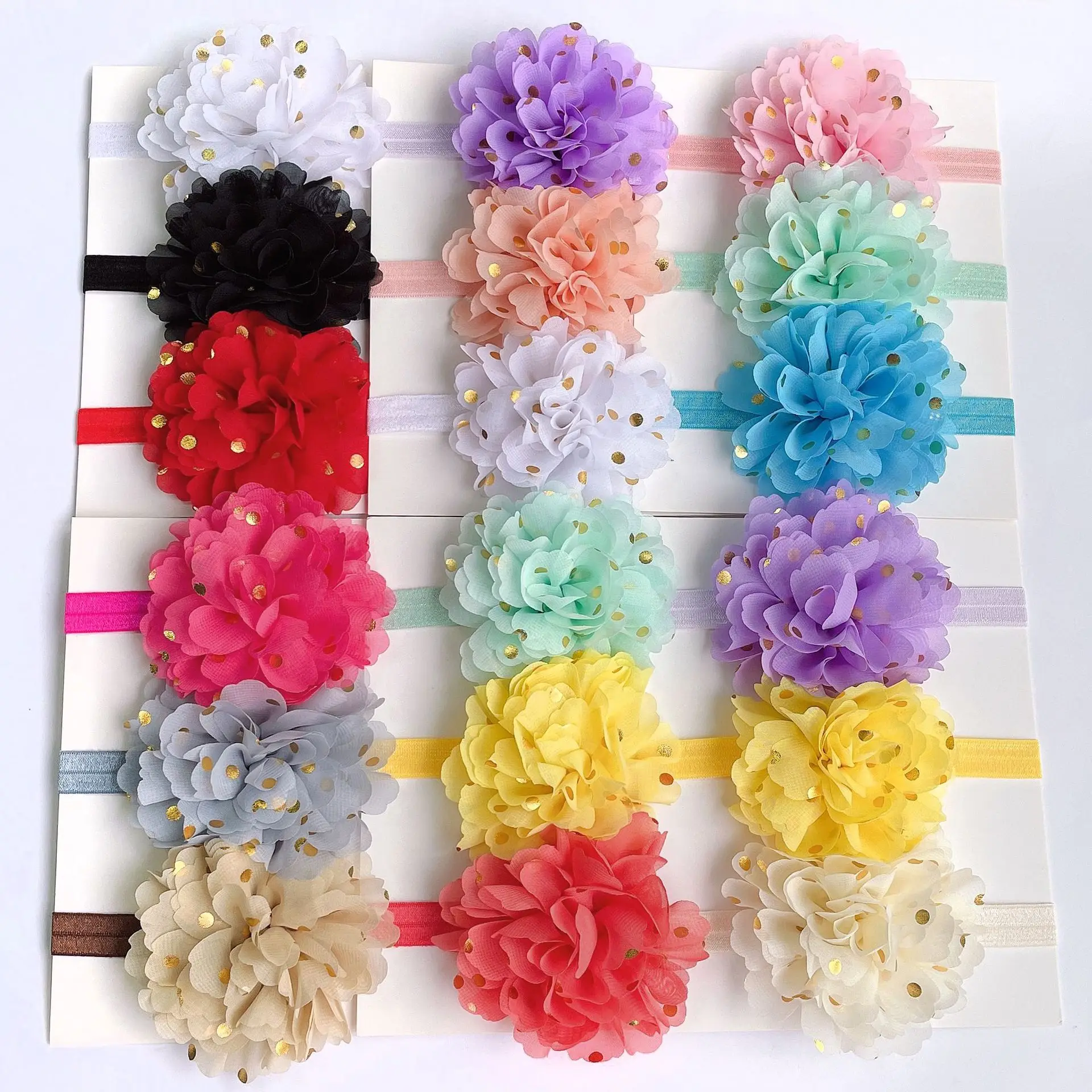 Hair Bandage Band Headband Bow Turban Children Newborn Kids Headwear Baby Girl Accessories Flower Floral Soft Solid Elastic