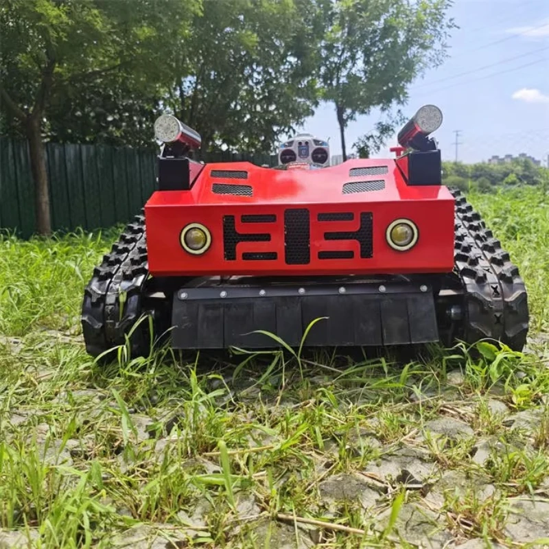 Cortador de grama robô personalizado, autopropelido, controle remoto, cortador de grama, satélite, gps, sem fio, alta