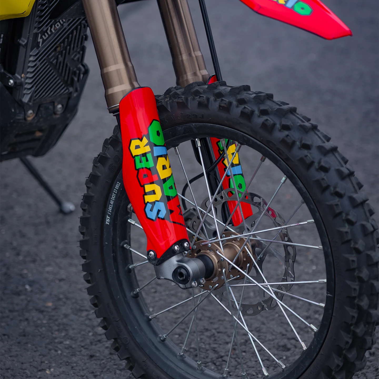 ملصقات للدراجة الترابية الكهربائية لرسومات Sur Hyper Bee، ملصق حماية لتزيين الجسم، ملصقات رسمية للرسومات #2