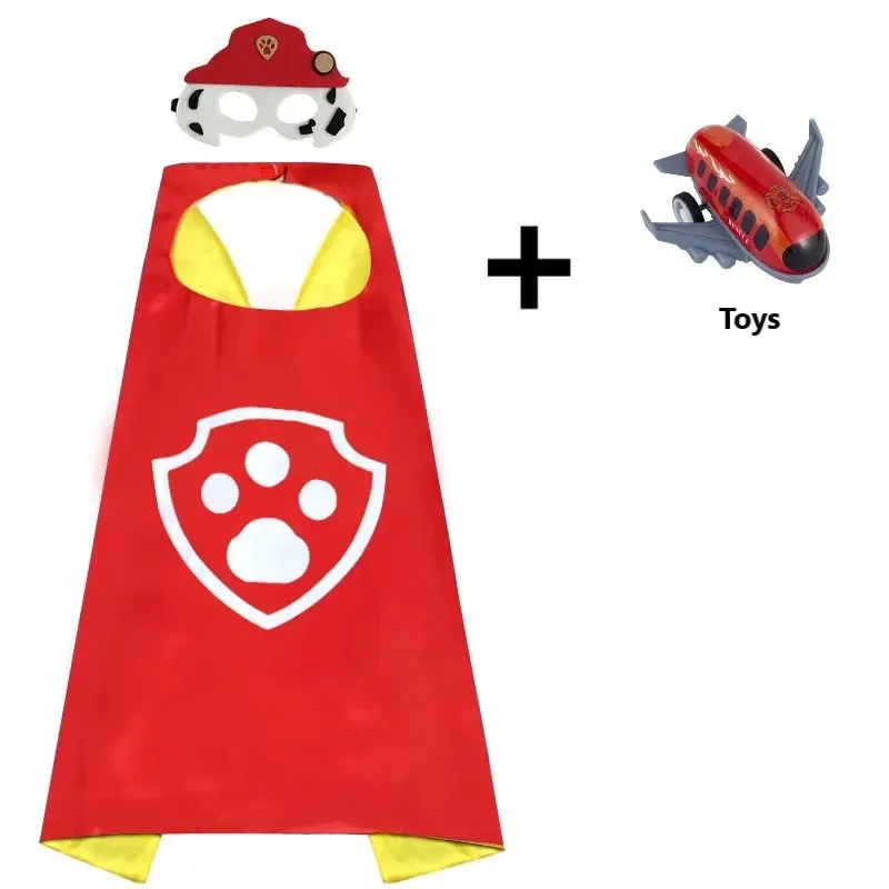 2025 이이이 코스프레 어린이 남아 여아 의상 마스크 망토 만화 패트롤 도그 라이더 할로윈 파티 장식 생일 선물