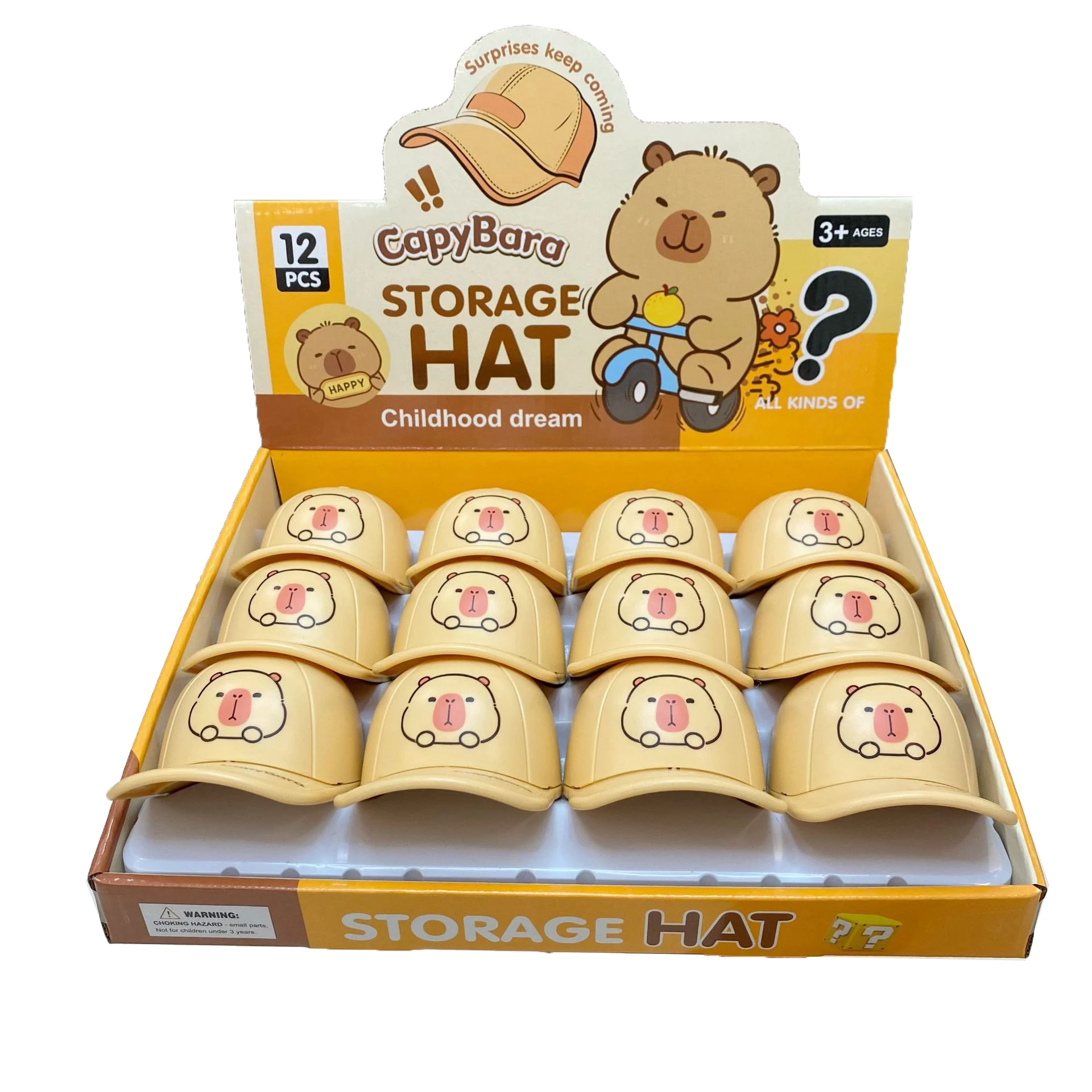 

Creative Cuddly Capybara Toy Keychain Blind Box Trendy Storage Solution Surprise Gift Figure Collectible Trendy Blind Box