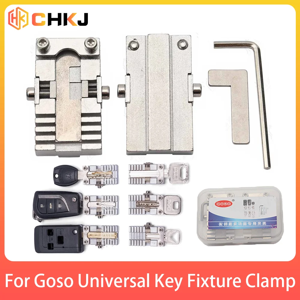 

CHKJ One Pair For Goso Vertical Key Chuck Tools For Special Key Clamp For Car and Special Hard Key Cutting Locksmith Tools