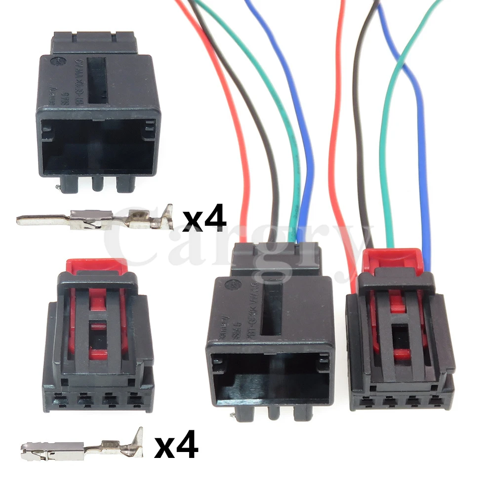 1 Set 4P AC Assembly Automobile Reading Light Taillight Electric Cable Socket For VW Audi 3AA972714 7N0972704 Car Unsealed Plug