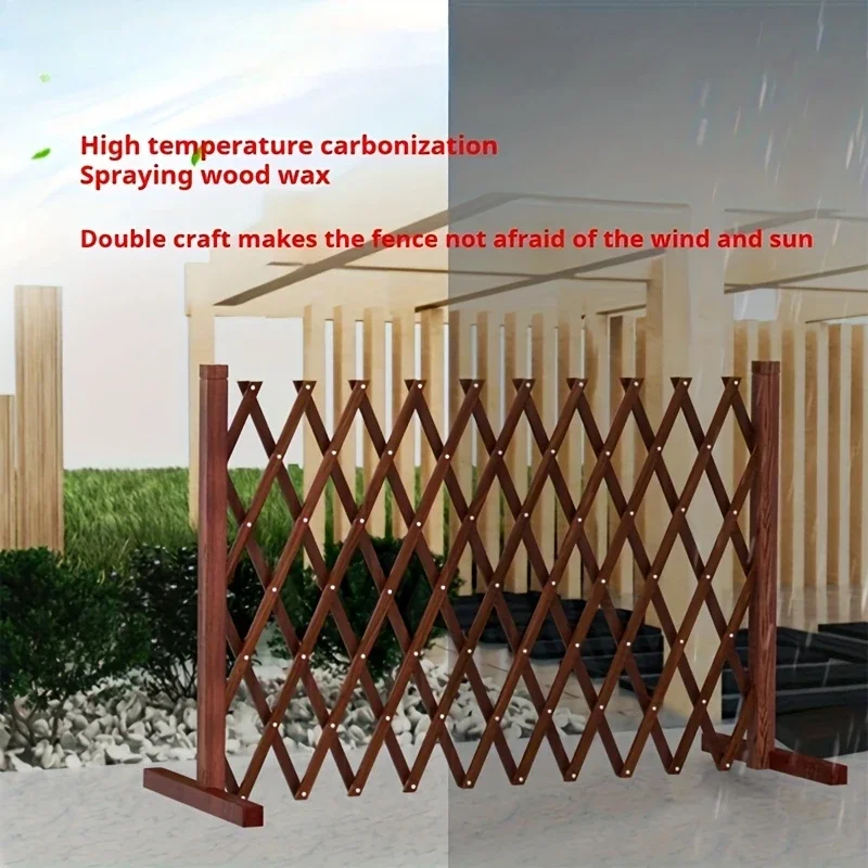 Factory Direct 2026 Retractable Wooden Pet Gate for Dogs Cats - Easy Install Indoor Safety Barrier for Home, Bedroom, Doorway &