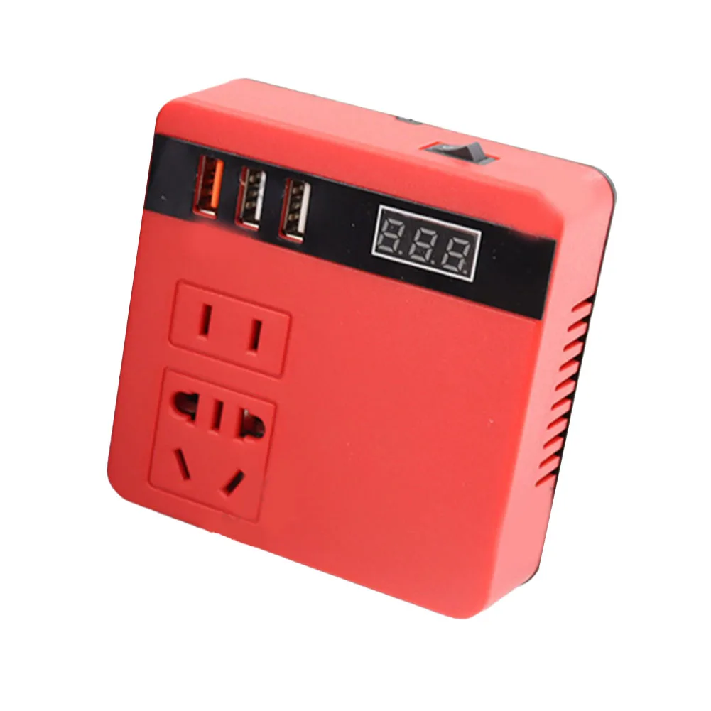 Portable Lithium Battery Inverter 120W Power Conversion from 21V DC to 220V AC for Small Electronics Enhanced Safety Features