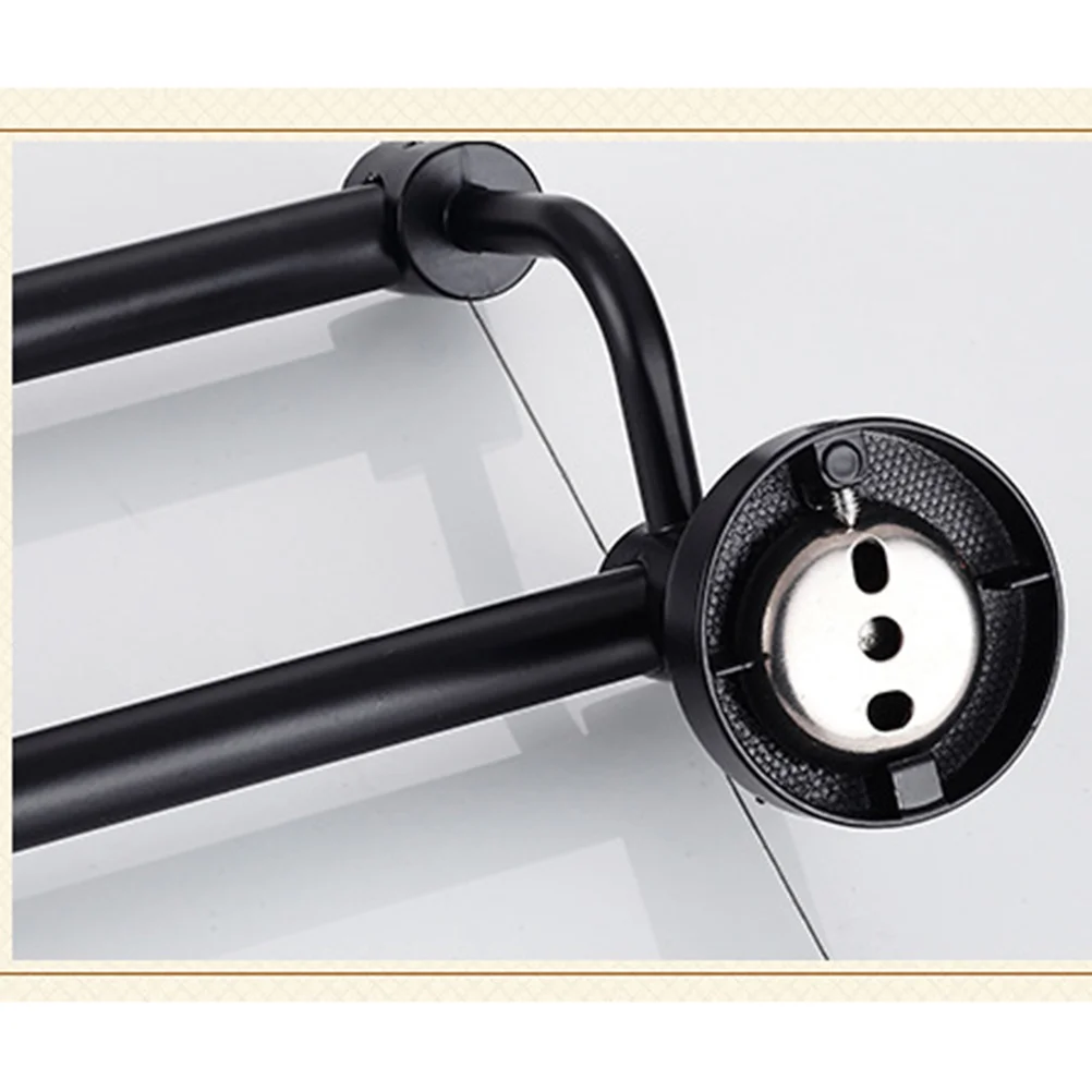 

Двойной держатель для полотенец 50 см, из нержавеющей стали, современный, настенный, для ванной и кухни, не требует сборки, с защитой от ржавчины