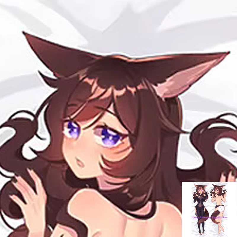 

Dakimakura Anime Pillow Cover Akari Double Sided Print 2Way Cushion Cover Xmas Gifts