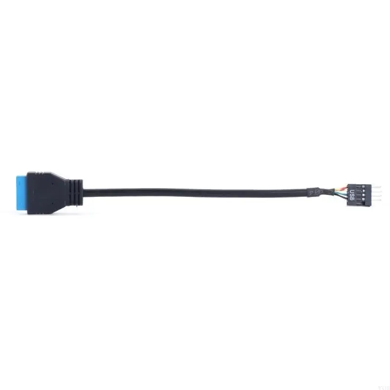 USB Header to USB 2.0 Motherboard Adapters 19Pin to 9Pin Connectors Cable Front Panel USB3.0 to 2.0 Converters
