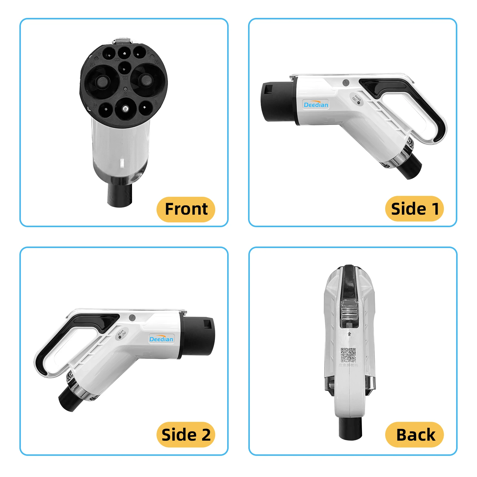 GBT 80A Fast DC EV Charging Cable IP67 750V 5m Customizable New Electric Vehicle Charging System 250A-600A Capacity