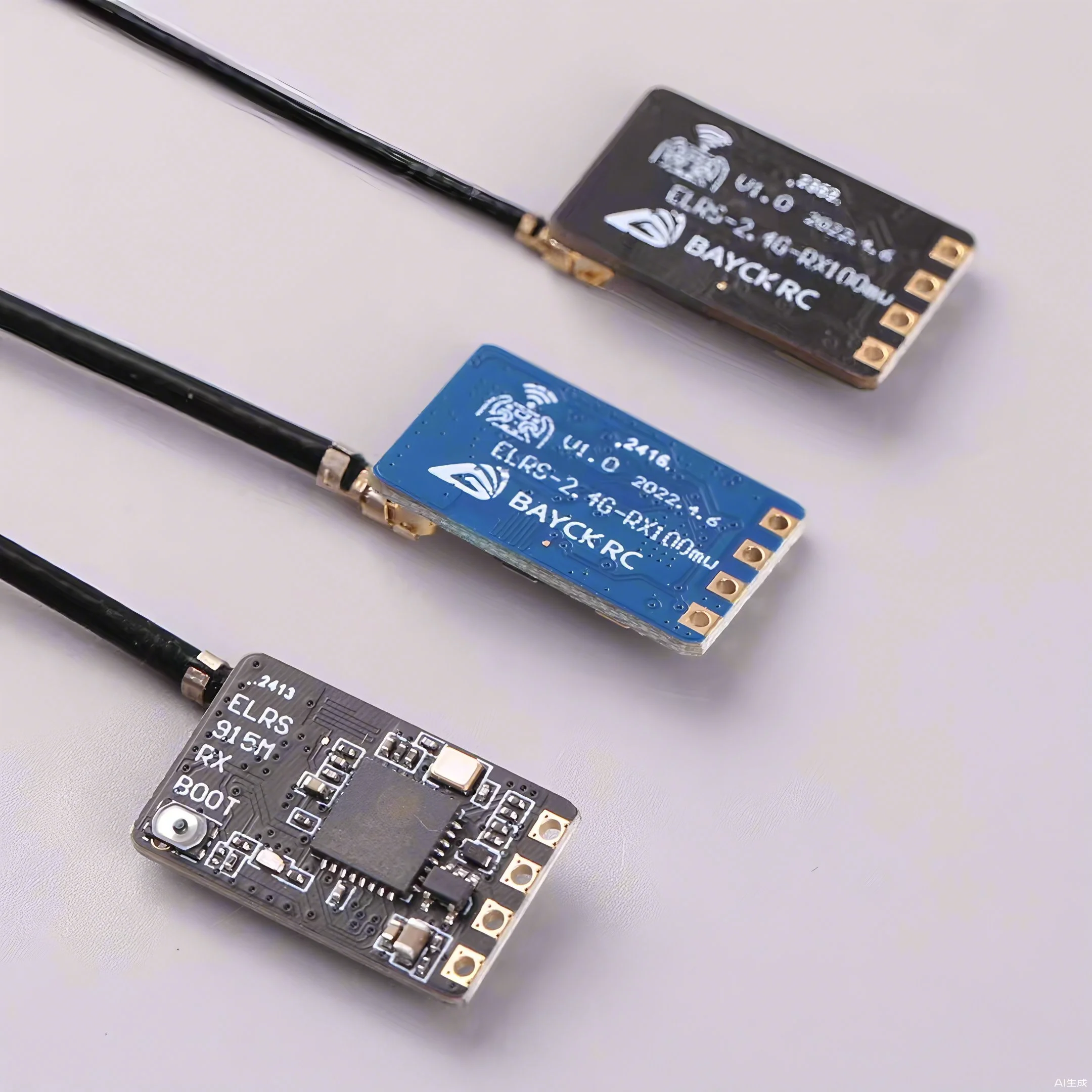 BAYCK ELRS 915MHz / 2.4GHz NANO ExpressLRS レシーバー T タイプアンテナサポート Wifi アップグレード RC FPV トラバースドローン部品