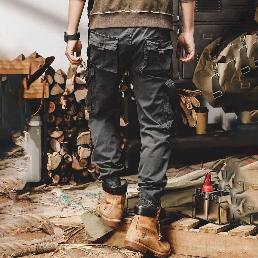 2024 Amerikanische Overalls modisch lässig hemmungslos gutaussehend Multi-Pocket-Outdoor urbane Mode Persönlichkeit kreativ streng und innovativ Y2K-Straßenhose im Gentleman-Stil