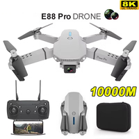 E88 Pro Aerial Photography Aircraft 8K Dual Camera Drone Three-Axis Gimbal Automatic Cruise Folding Drone