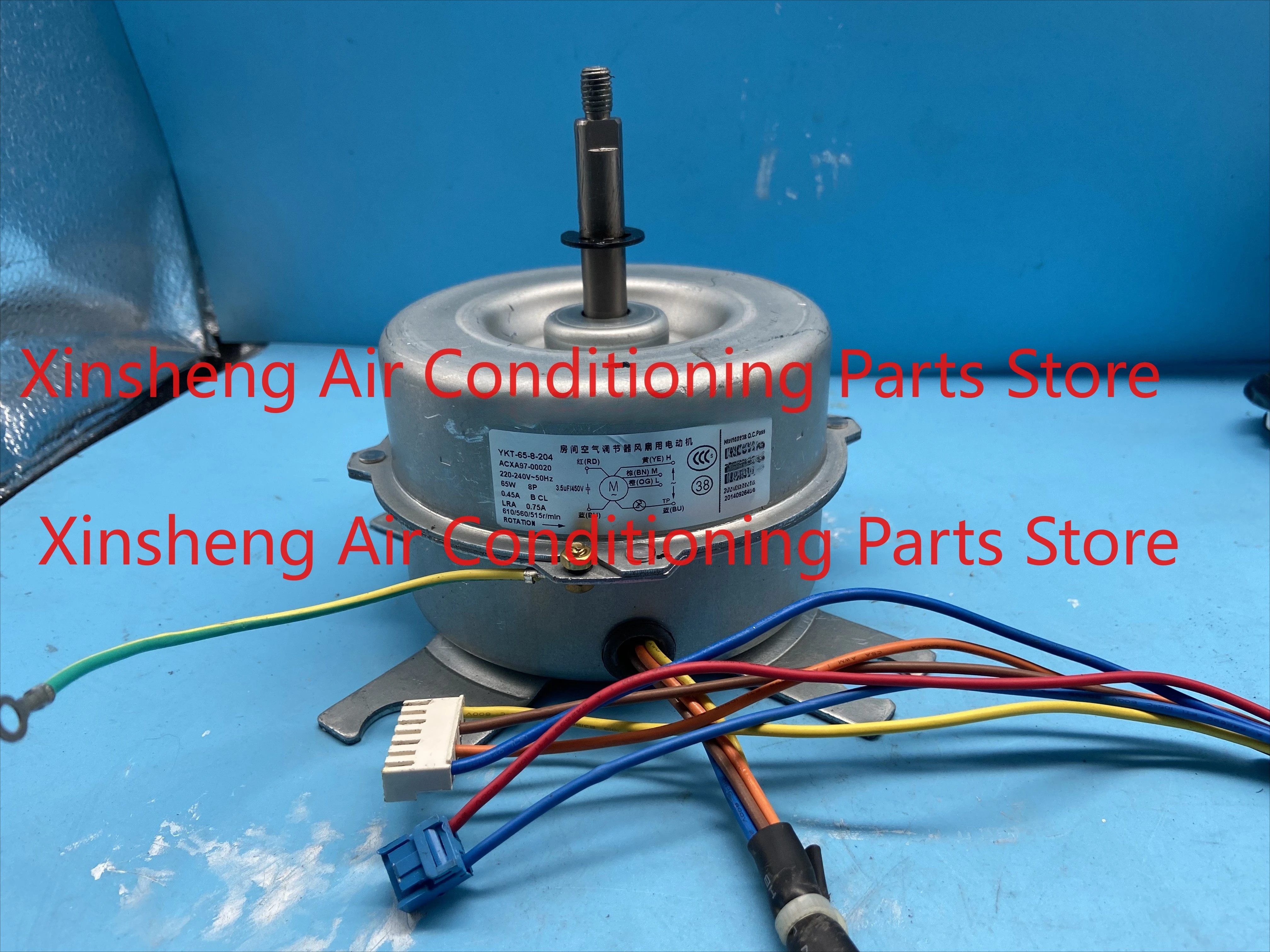 YKT-65-8-204. Suitable for Panasonic air conditioning patio machine motor, ACXA97-00020 motor