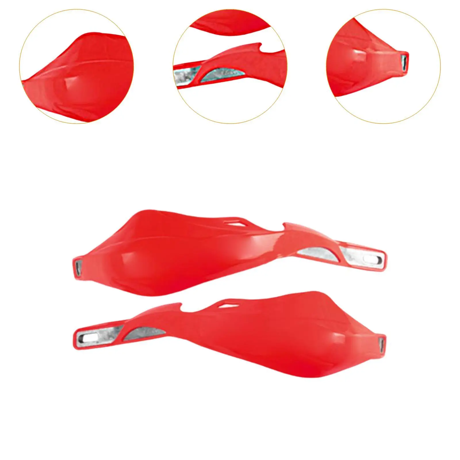 Generic دراجة نارية Handguards ل 22 مللي متر 28 مللي متر المقاود اكسسوارات الألومنيوم الحديثة استبدال يندبروف المقود حماية #5