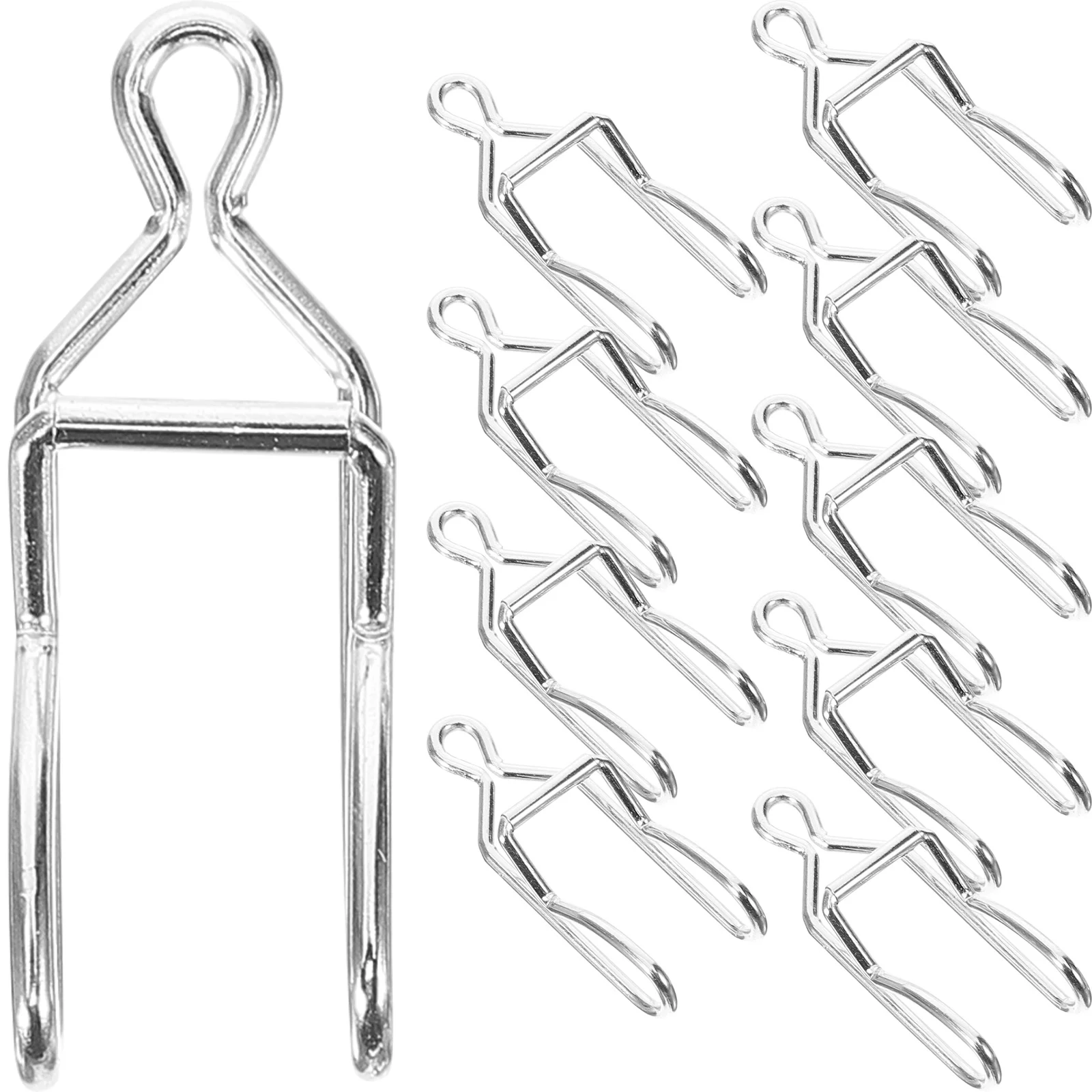 50Pcs Watch Chain Clasp DIY Fittings Rustproof Iron Buckles for Pocket Watch Chains Metal Craft Clips Multipurpose Use