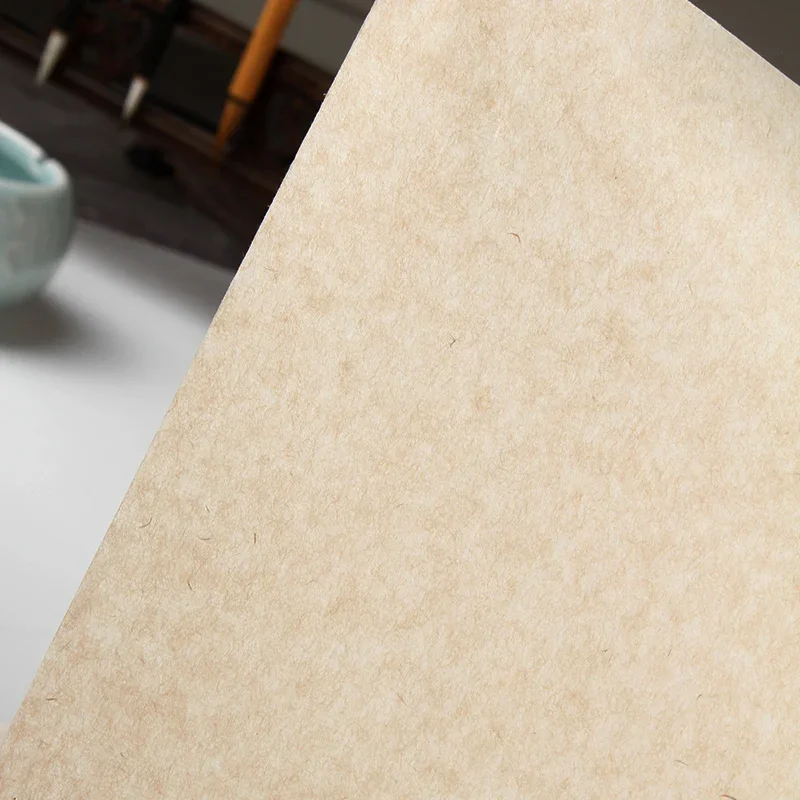 Handmade Half-Ripe Xuan Paper Mulberry Paper Chinese Painting Jute Paper Cursive Script Running Script Brush Calligraphy Papier