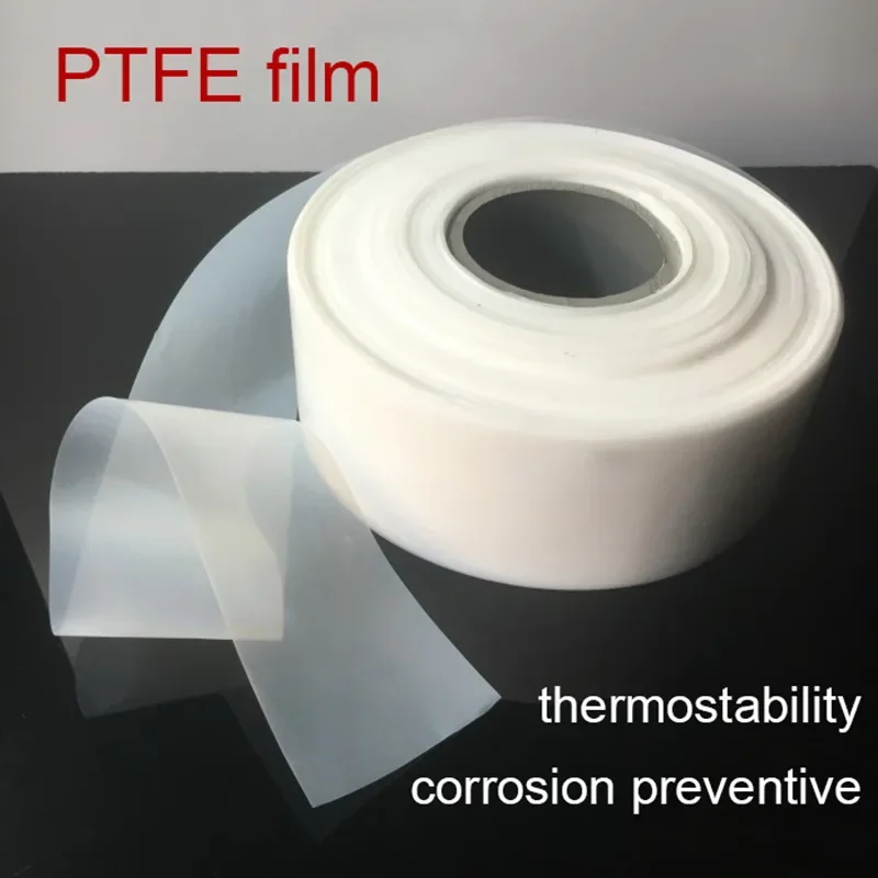 1kg Poly tetra fluoroethylene film polytetrafluoroethylene sheeting PTFE film thinkness 0.03/0.05/0.08/0.1/0.2mm