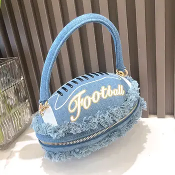 Denim Ball Evening Clutch
