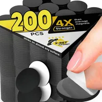 Round Magnetic Dots Self Adhesive Magnet Sheets Flexible Sticky Magnets for Home Office School Magnetic Stickers Circles