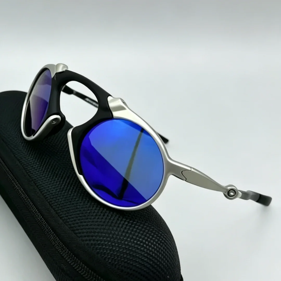 

Brand Discount Metal Madman Retro Round MTB Cycling Glasses Polarized Sunglasses Unisex Outdoor Anti-glare Photochromic Goggles