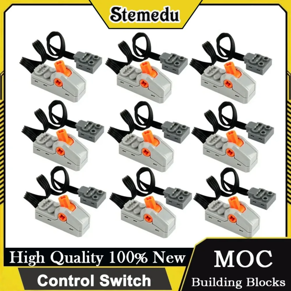 8869 funciones de potencia interruptor de Control bloques de construcción Motor controlador de luz LED MOC piezas técnicas para modelos de robótica DIY