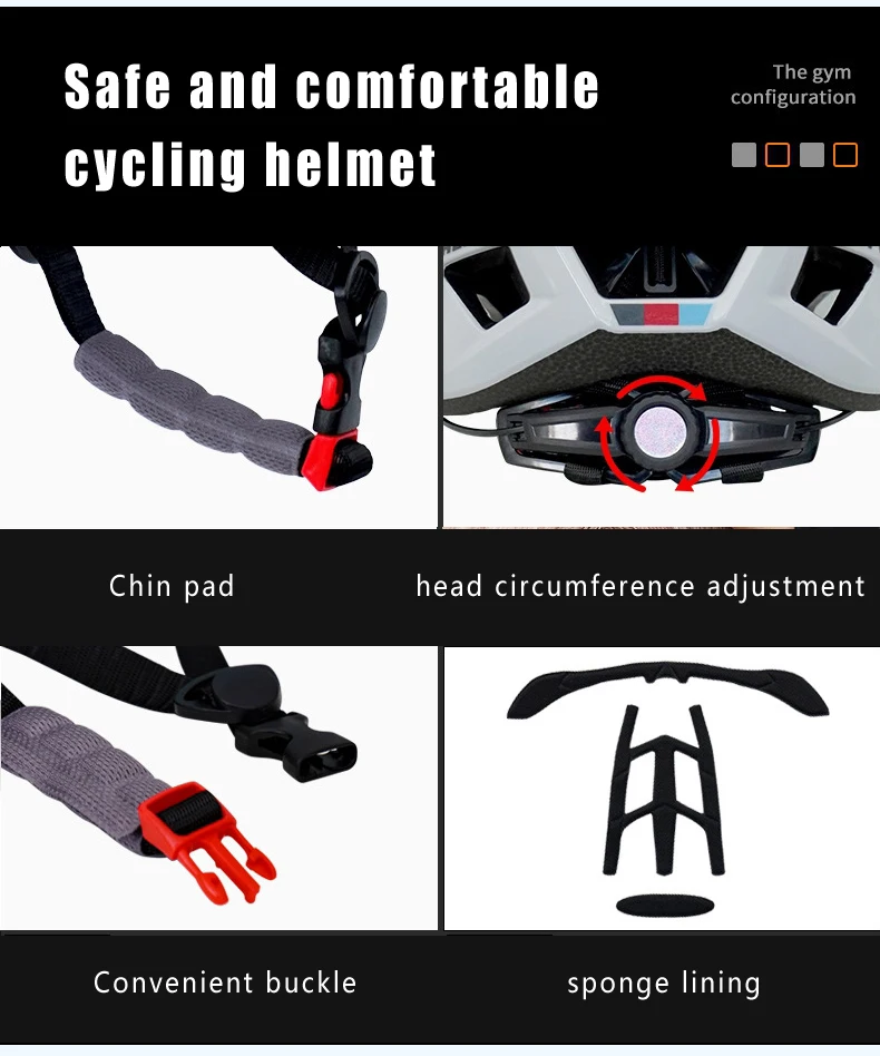 DEVIATE Fahrradhelm für Männer und Frauen, Mountainbike- und Rennradhelme, ultraleichter Sicherheitsfahrradhelm, Casco Ciclismo, Capacete De Ciclismo – Detail 9