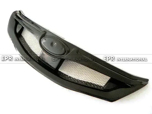 Car Auto Parts For Subaru Impreza GRB OEM Style Carbon Fiber Front Grill Glossy Fibre Trim Racing Body Kit Accessories