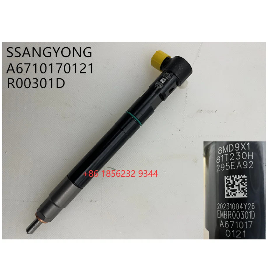 4pcs/LOT Common Rail Injector EJBR00301D A6710170121 R00301D for Ssangyong NEW Actyon Rexton EMBR00301D