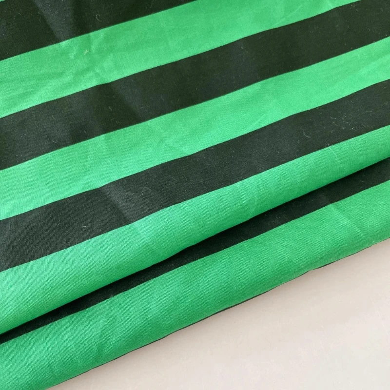 Two Tone Stripe Dopamine Fashion Fabric for Dress Clothing Tablecloth Pillow DIY Home Decor Soft Trendy Aesthetic Fabric