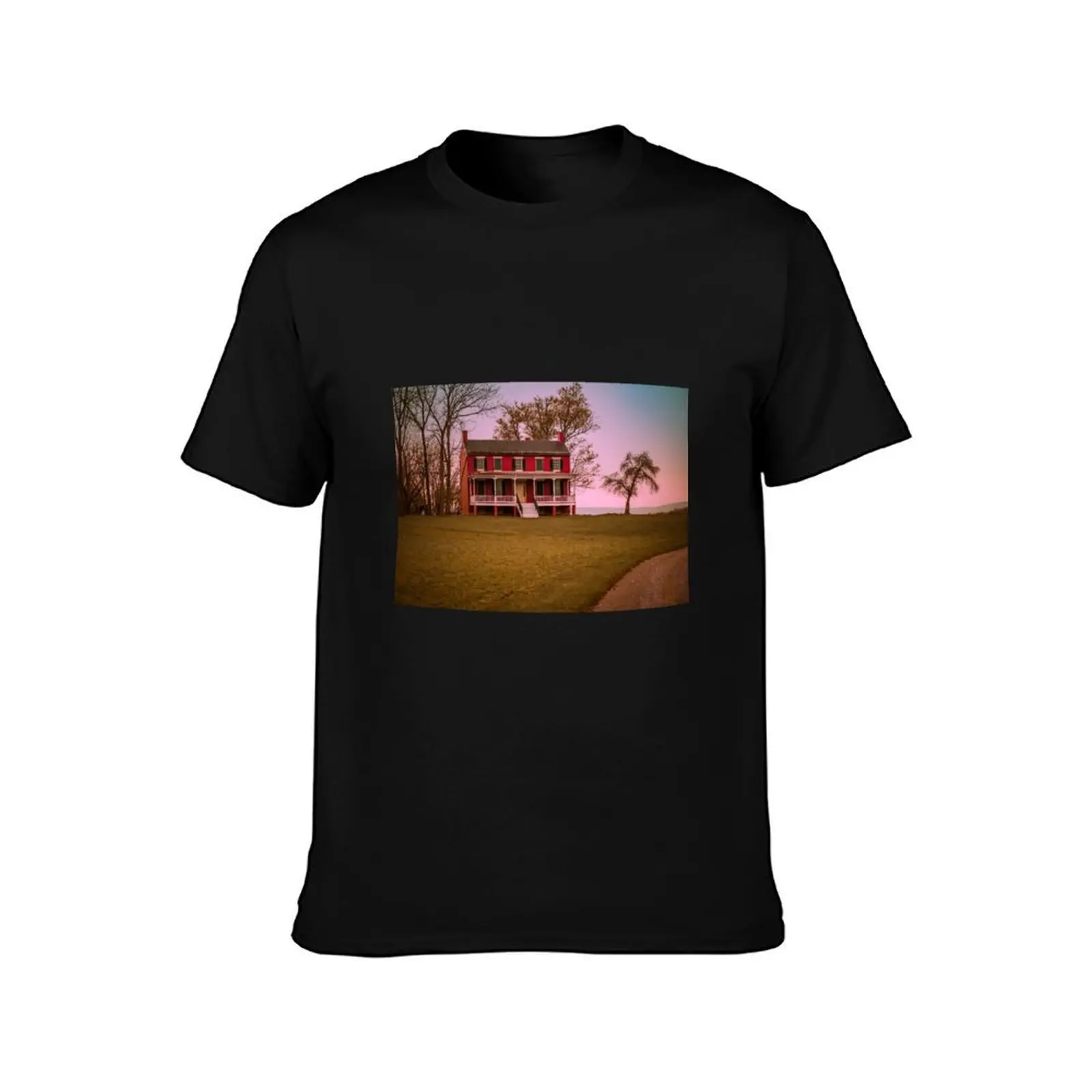 Worthington House Monocacy National Battlefield Park T-Shirt Big Size Loose Fit Tee Shirt T-Shirt