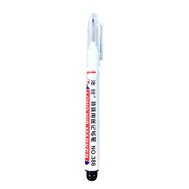 Deep Hole Long Nib Head Markers For Metal Perforating Pen Waterproof Bathroom Woodworking Decoration Multi-Purpose