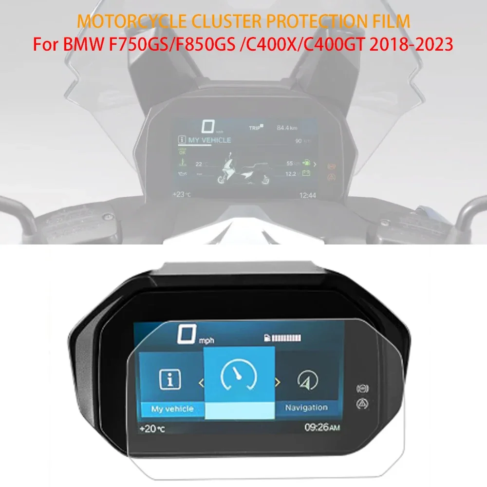 

Instrument Protective Film Dashboard Screen Protection For BMW F750GS F850GS F750 F850 GS C400X C400GT C400 X GT 2018-2023