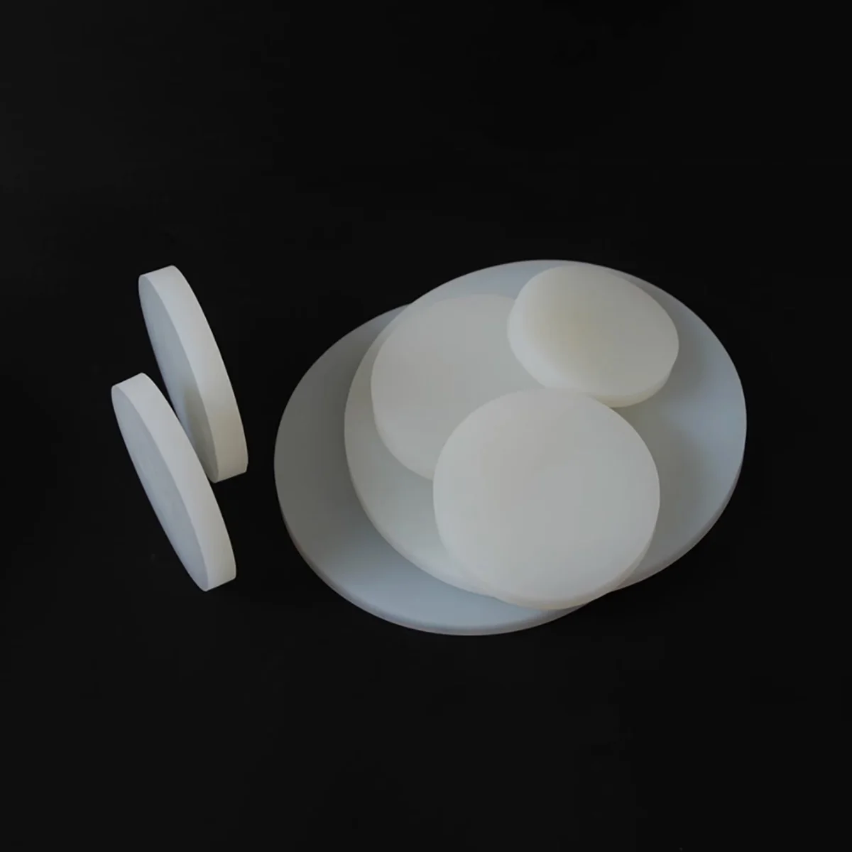 White Solid Round Silicone  Seal Gaskets Pad