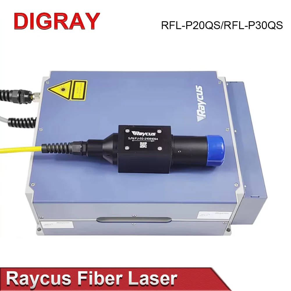 DIGRAY RFL-P20QS/30QS Raycus 20W 30W Q-switched Pulse Fiber Laser Source 1064nm Module for Metal Marking and Engraving Machine