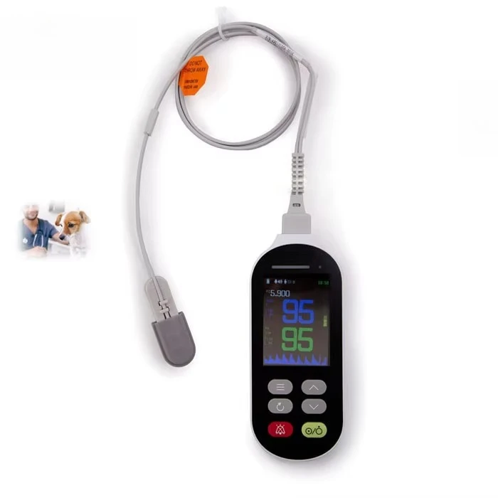 Handheld Veterinary CE Pulse Measuring Meter Pulse Vet Hospital Use Oximeter for Pet Animal Blood Oxygen Saturation Monitor