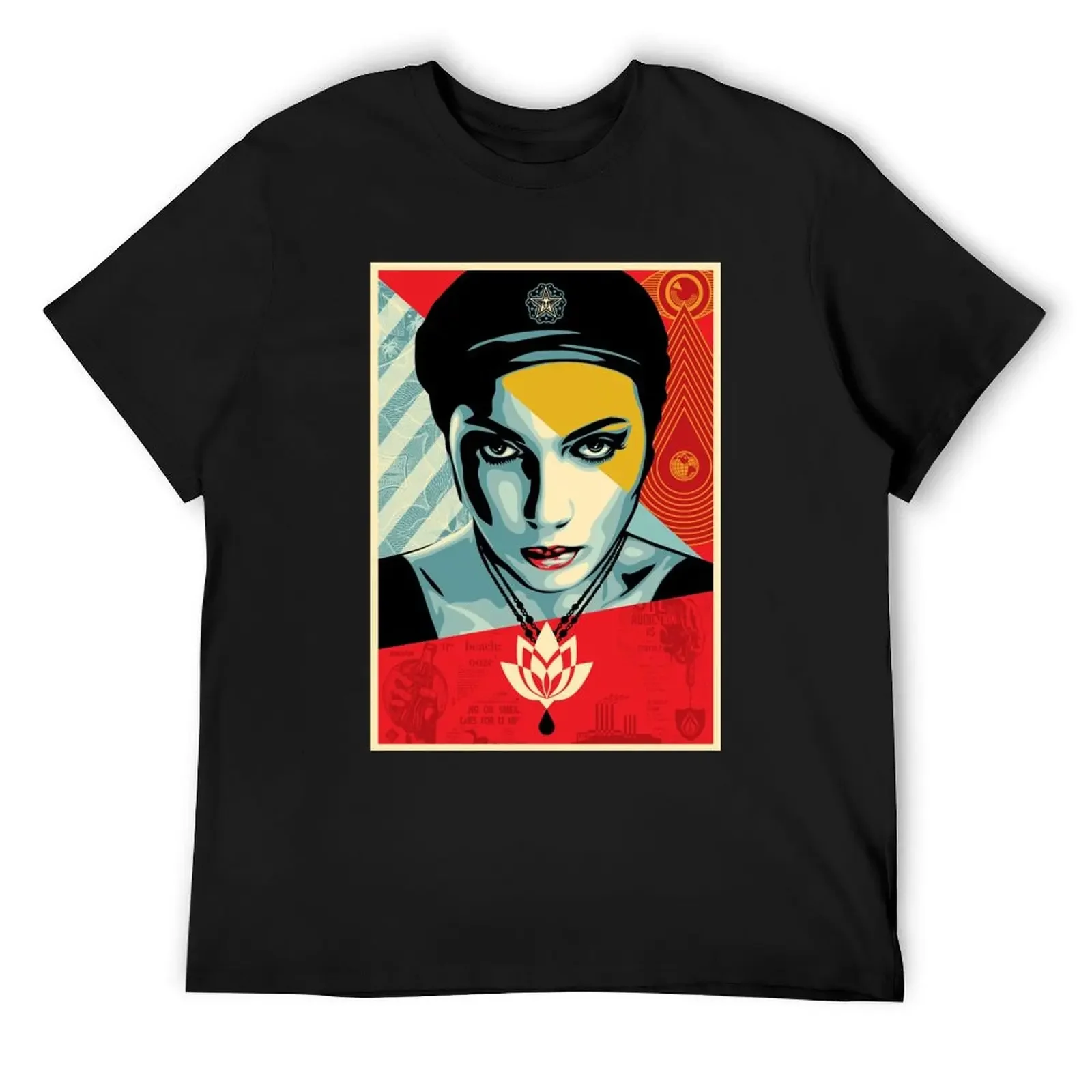 Art by Shepard Fairey, Shepard Fairey Art urbain T-Shirt plus size clothes graphic t shirt vintage mens white t shirts