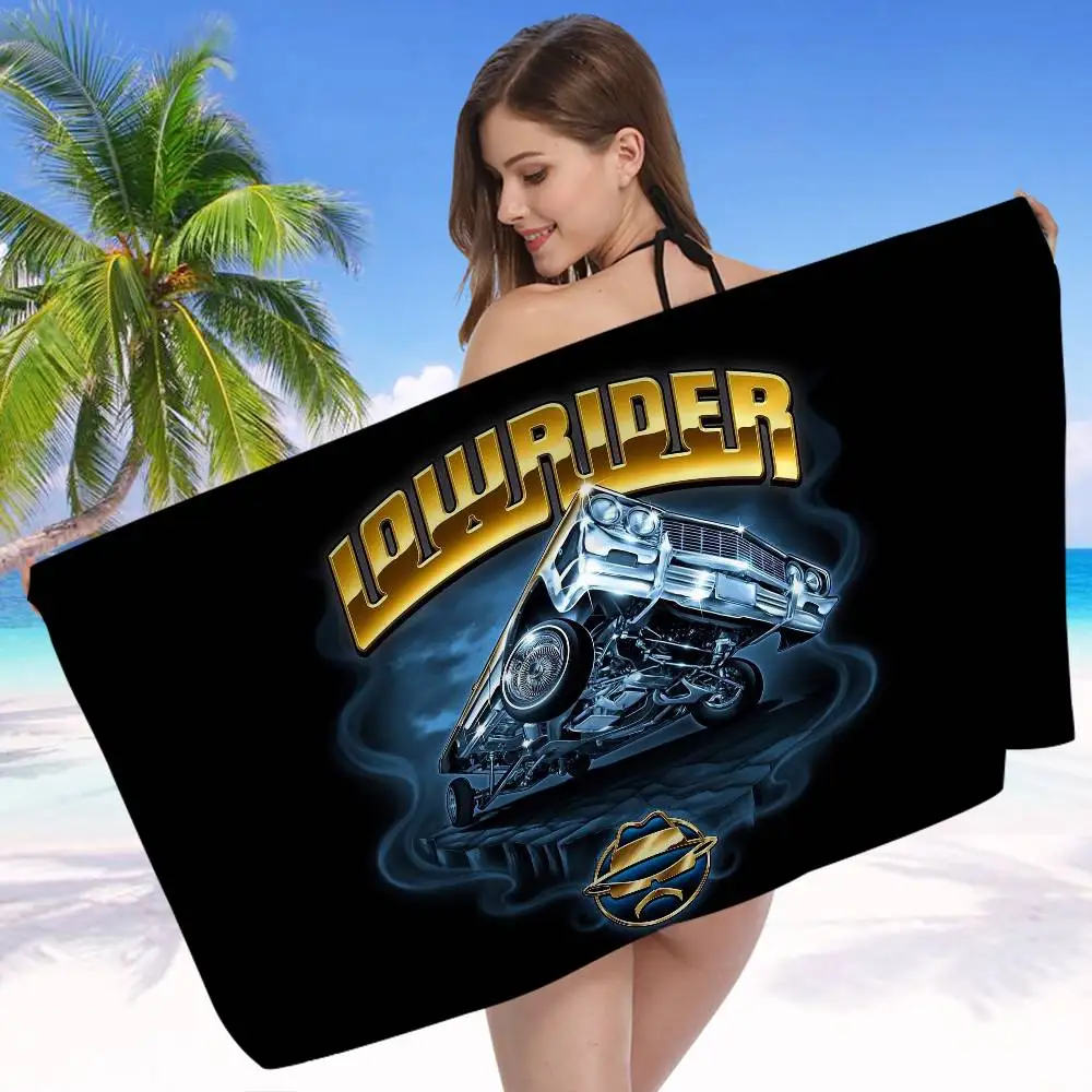 Lowriders Racing Lowriders Racing Microfiber Blanket Quick Drying Beach Towels Printing Super Absorbent Pool Towel Blanket