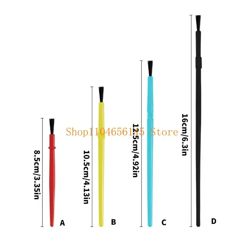 5asd 50 pcs pequenos pincéis