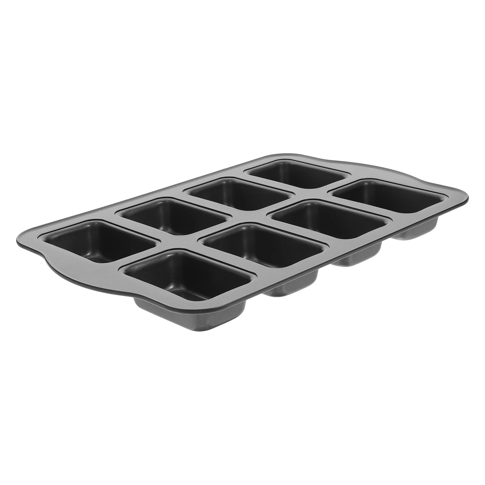 

Square Muffin Pan Baking Carbon Steel Loaf Tins Bread Cheese Small Pans Mini for Dish Oven