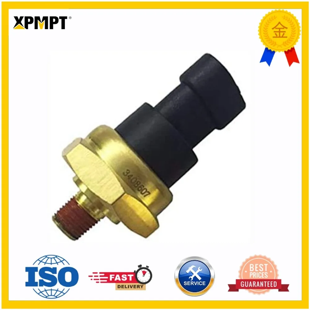 3408607 Oil Pressure Sensor Switch Compatible for Engine K19 L10 N14 Excavator
