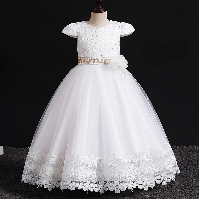 Summer Fashion Children Dress New Girls' Evening Dress Children's Wedding Dress Wedding Party Flower Girl Princess Dress