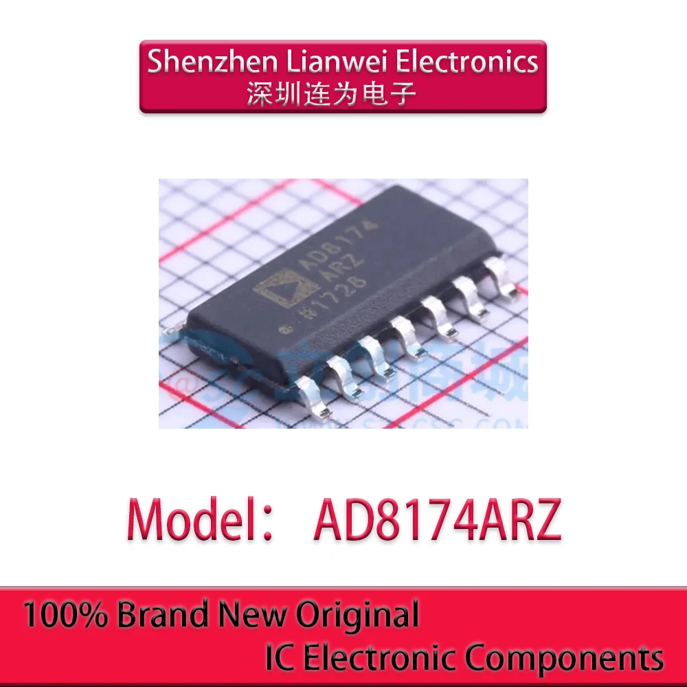 

100% New Original AD8174ARZ AD8174 IC Chipset SOP-14