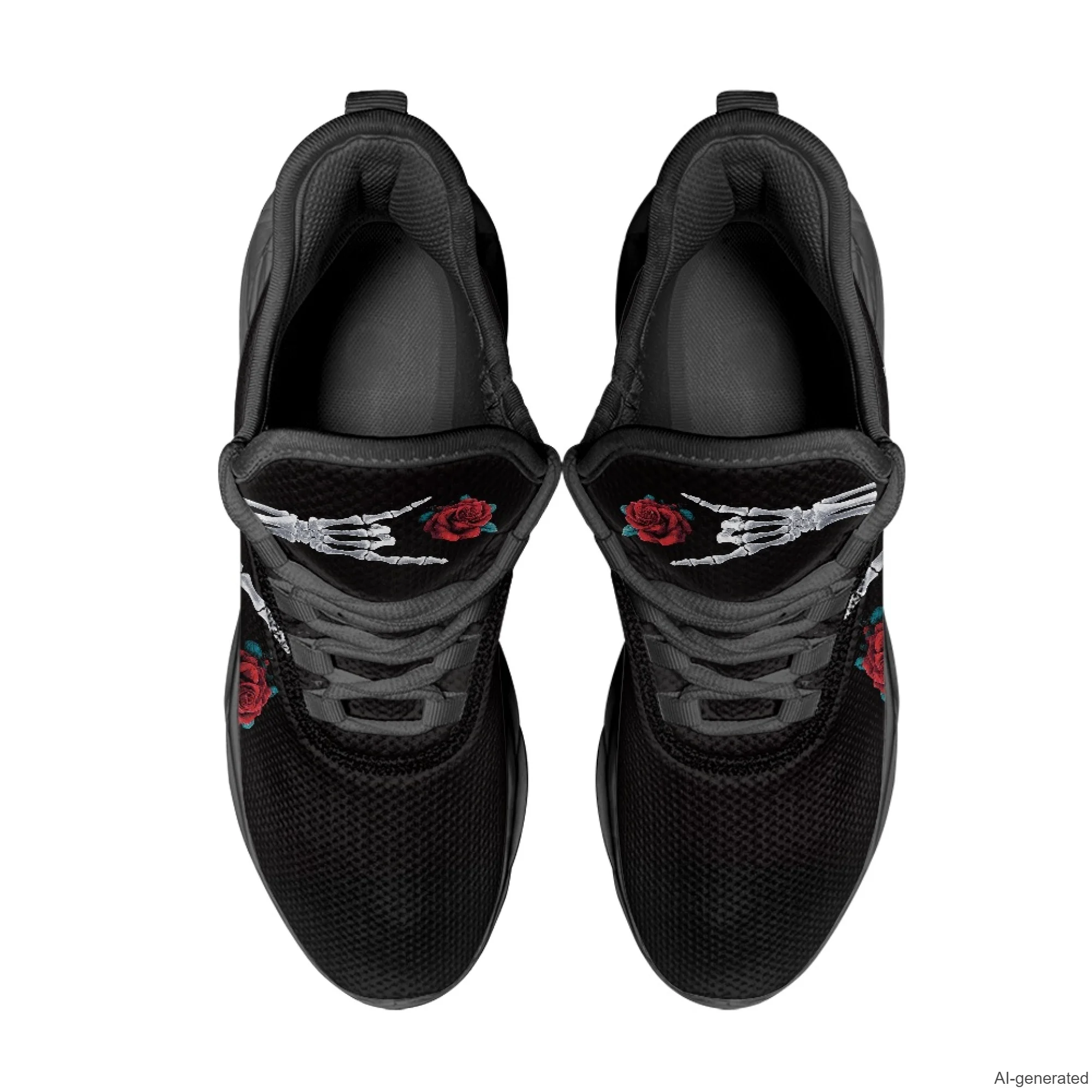 XIXIRIMIDO Max Soul Shoes Halloween Skulls Print Running Shoes for Men Casual Fashion Women Snakers Walking Shoes 35-48