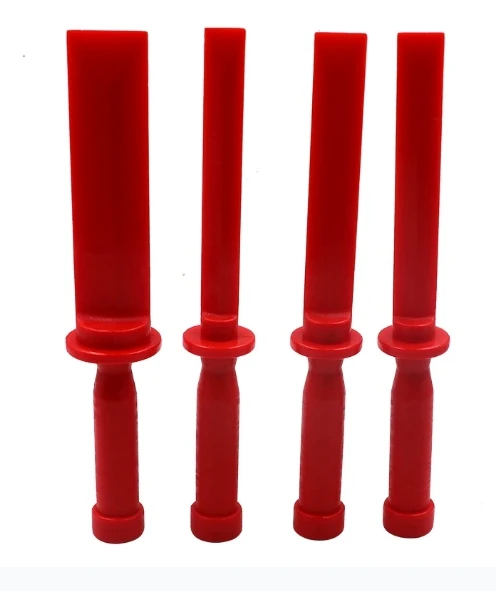 4pcs Plastic Car Tire Repair Tool Scraper Wheel Balancer for Automotive Debris Adhesive Stick On Tape Removal Weight Balance