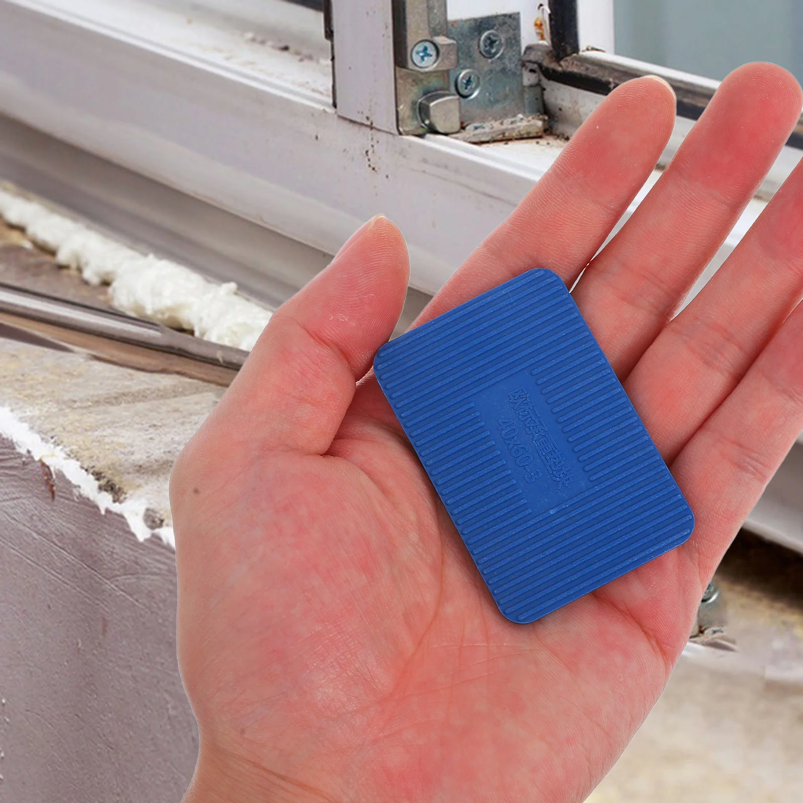 

100Pcs Door Window Support Shims Heavy Duty Plastic Leveling Flat Shims Patio Furniture Load Support Tile Griddle