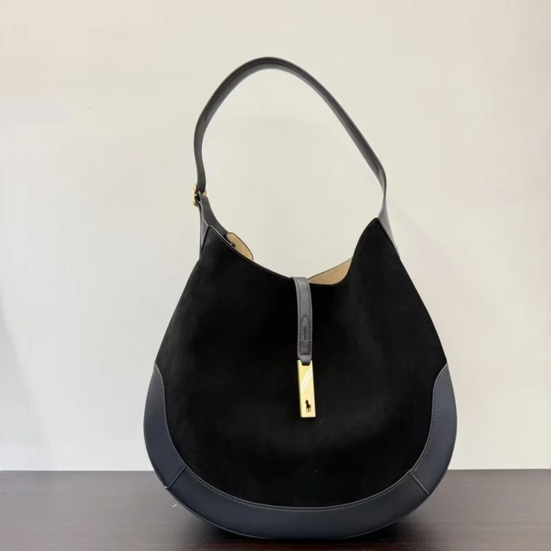 Solid Color Retro Crossbody Purse, High Quality Commute Bag for Women Versatile Light Luxury Tote