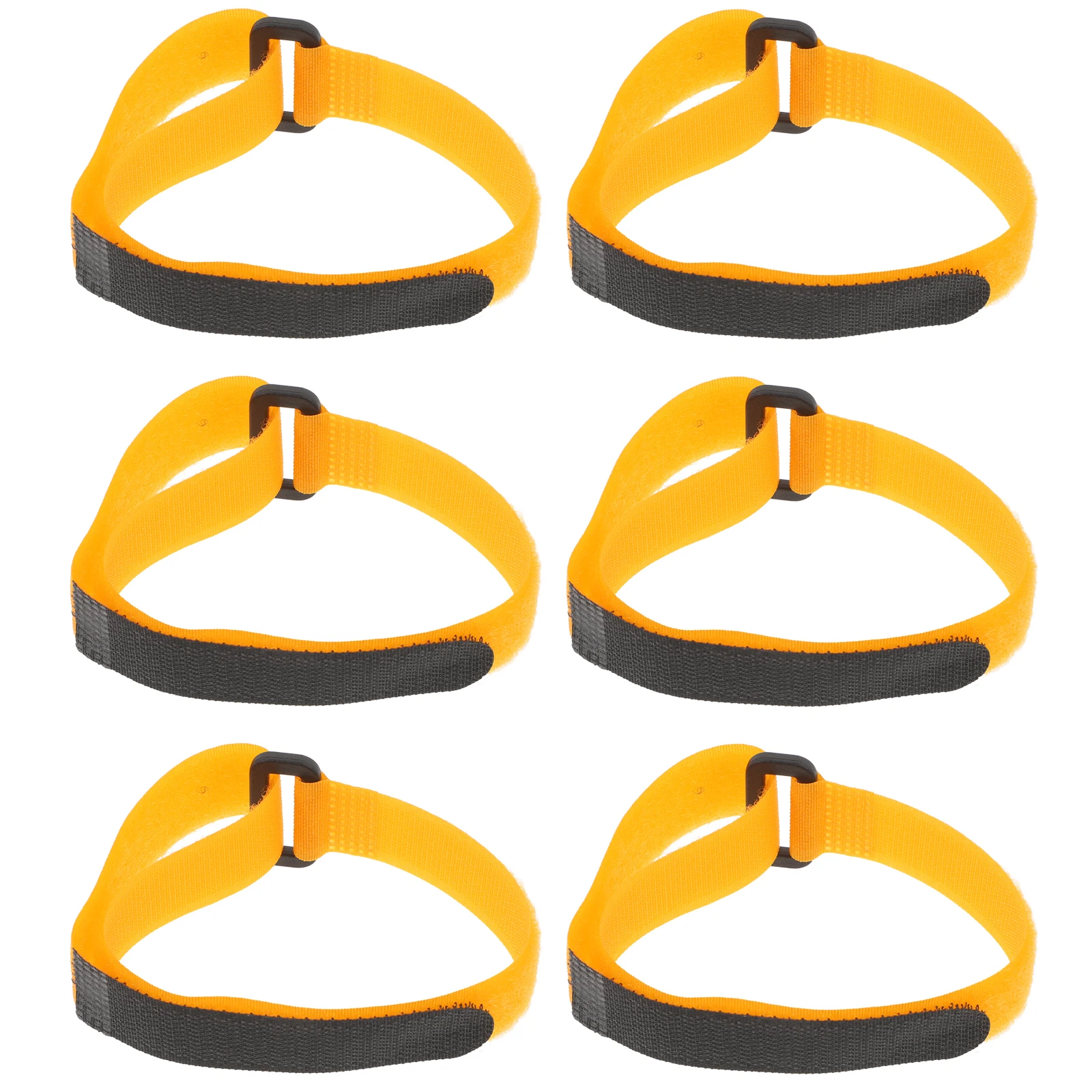 6Pcs Multi Purpose Soccer Net Fastening Tape Self Adhesive Hook And Loop Strips Football Goal Net Fixing Bands Cable Ties