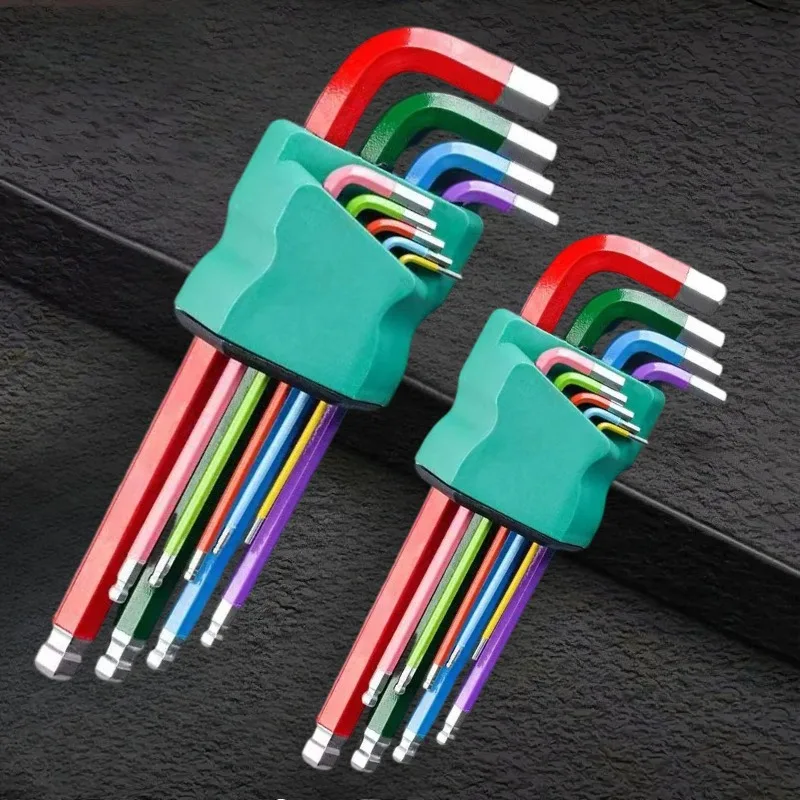 

Набор шаровых шестигранных ключей, 9 предметов, промышленного класса, для авторемонта, обслуживания оборудования и мебели