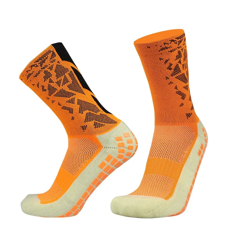 Professional Men Women Camouflage Arrow Soccer Socks Breathable Sports Silicone Anti Slip Grip Football