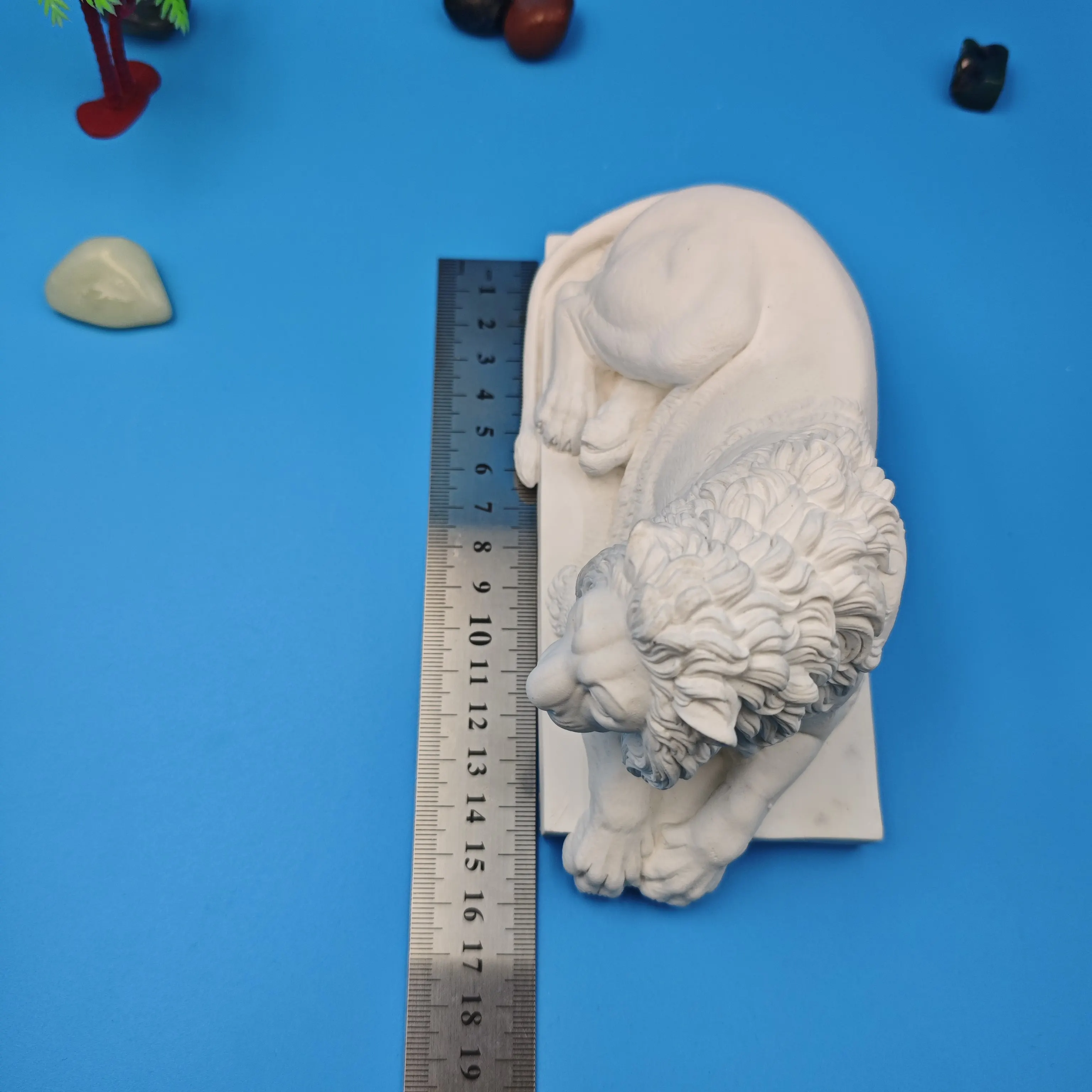 Home Decor Statue Sculpture, Angry Lion, Work by Vienna Sculptor Anton Fischkön, Copy Learning Piece， living room decoration
